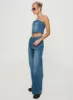 Vihaan Wide Leg Pants Blue Wash sold by Princess Polly