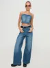 Vihaan Wide Leg Pants Blue Wash sold by Princess Polly