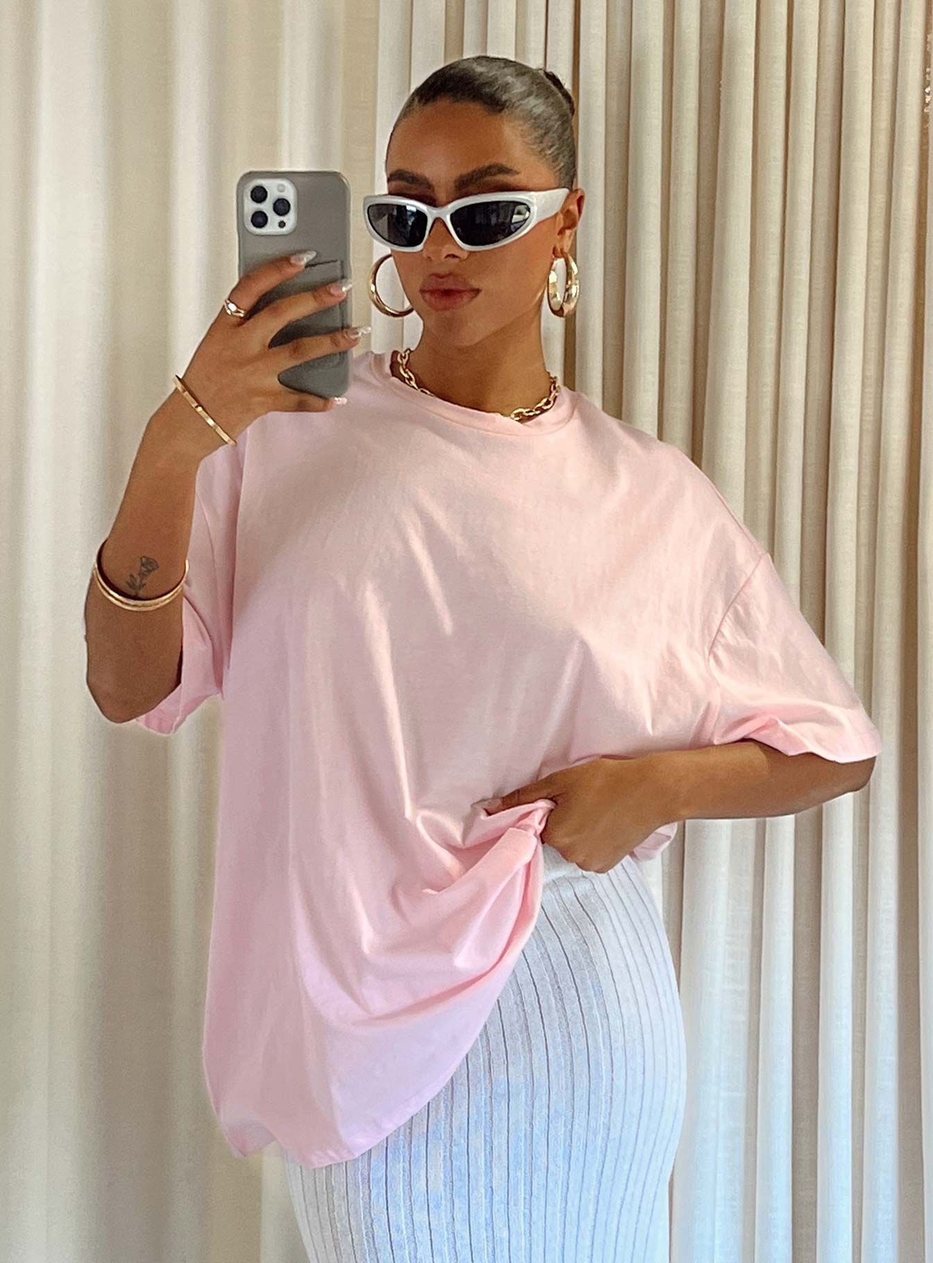 Flower Market Oversized Tee Pink sold by Princess Polly