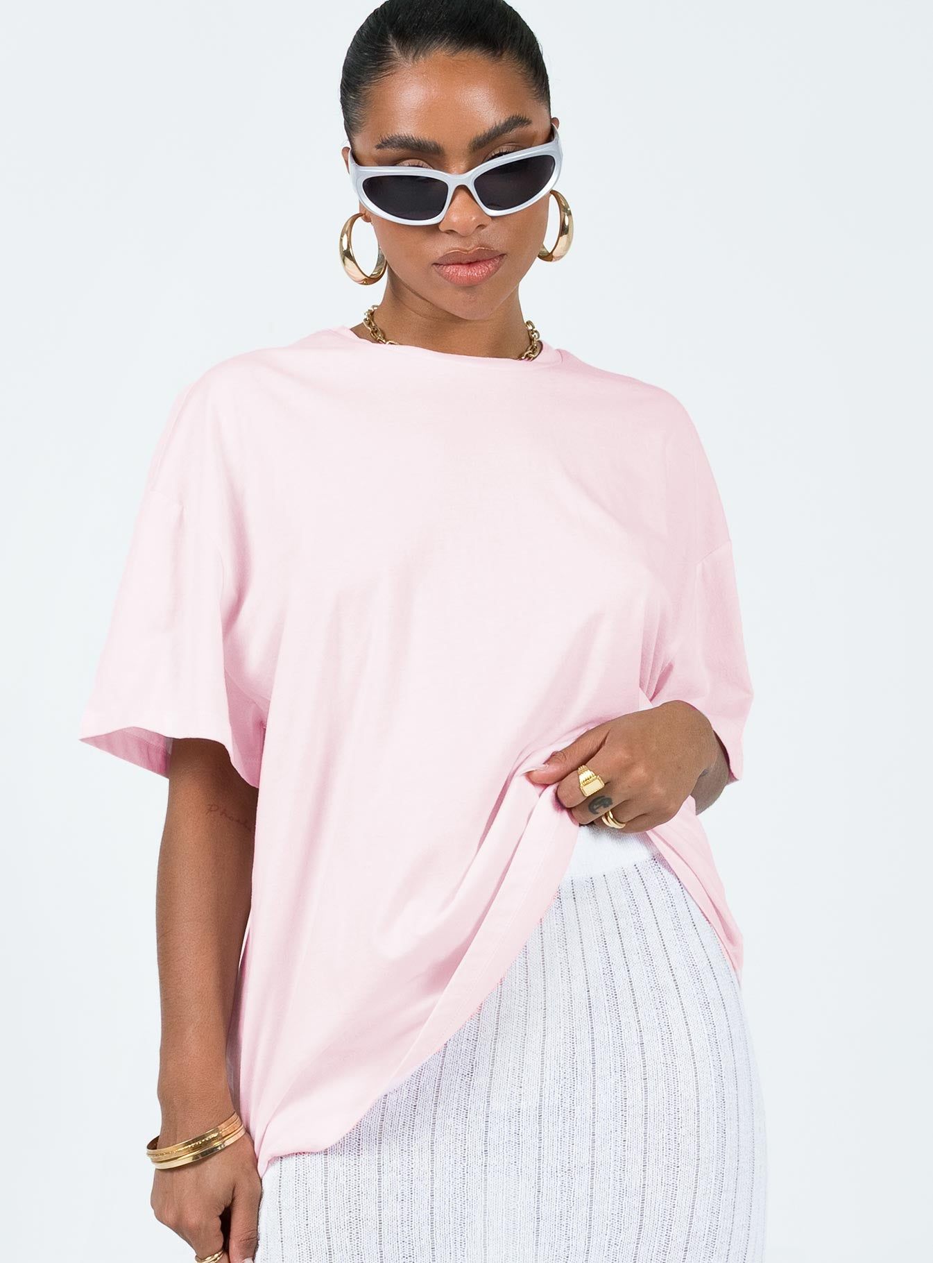 Flower Market Oversized Tee Pink sold by Princess Polly product image thumbnail 3