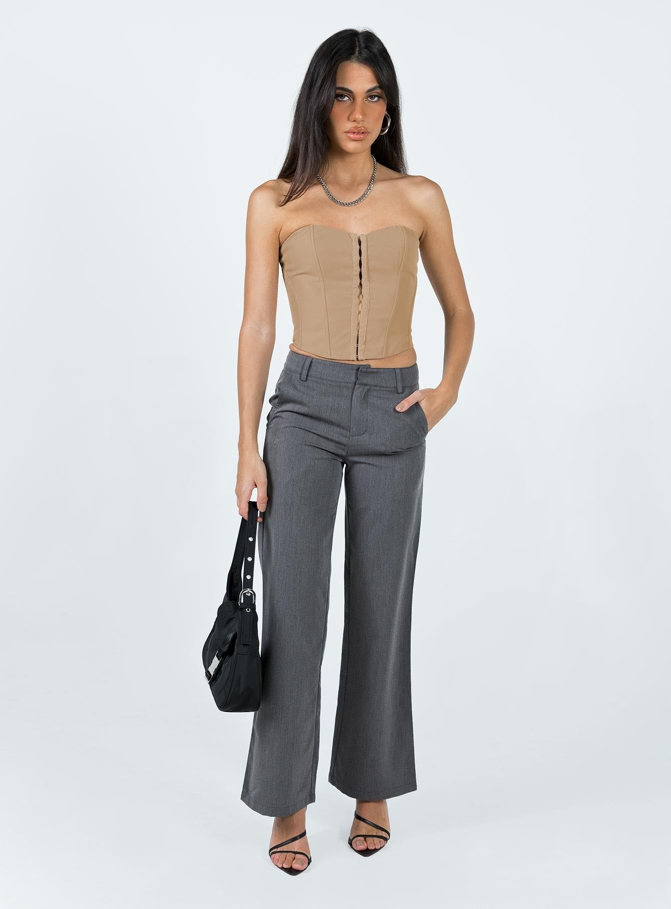 Holbourne Corset Top Camel sold by Princess Polly product image thumbnail 2