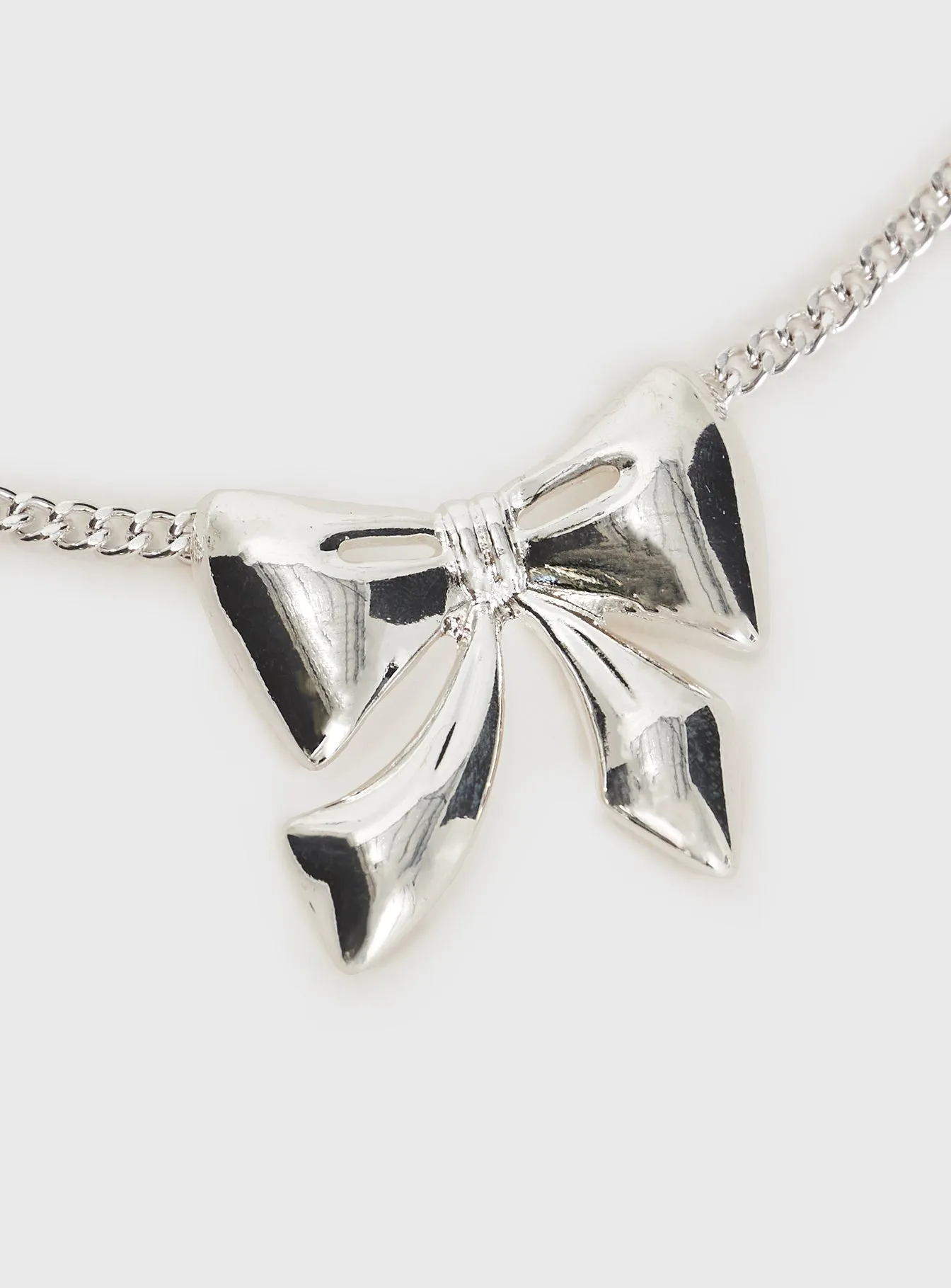 Raffaella Necklace Silver sold by Princess Polly product image thumbnail 3