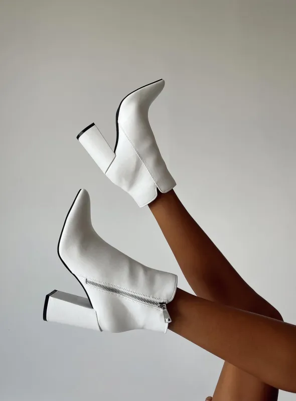 Betsy Boots White sold by Princess Polly