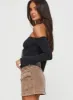Carradine Off The Shoulder Top Black sold by Princess Polly