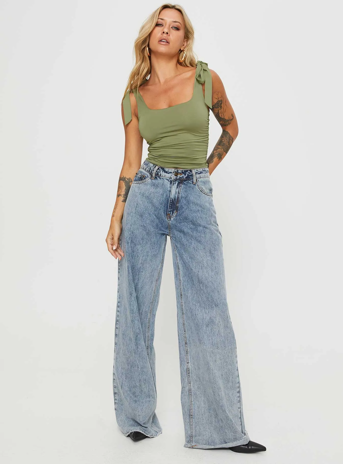 Ashling Top Green sold by Princess Polly product image thumbnail 2