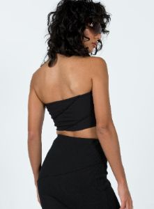 Oscar Strapless Top Black sold by Princess Polly