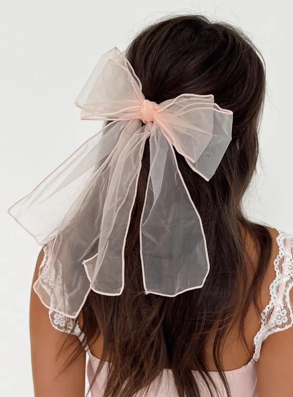 Wicks Hair Bow Pink sold by Princess Polly