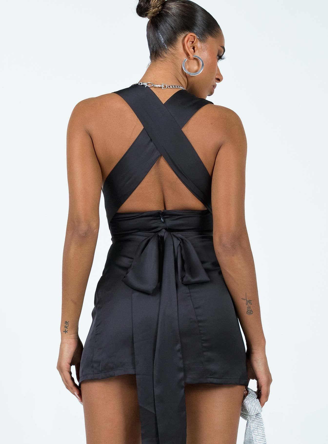 Katina Mini Dress Black sold by Princess Polly product image thumbnail 5