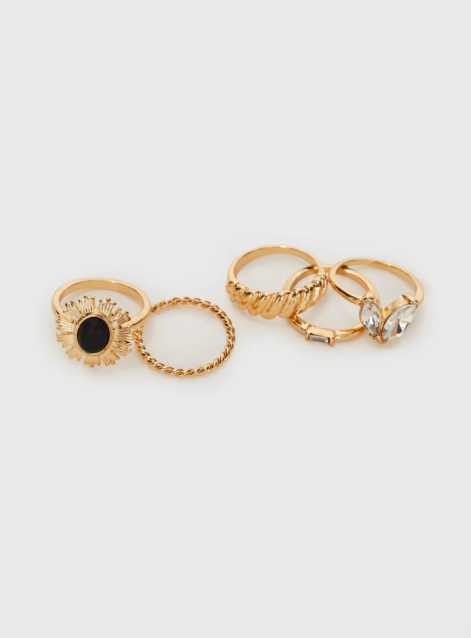 Leonidas Ring Pack Gold sold by Princess Polly product image thumbnail 3