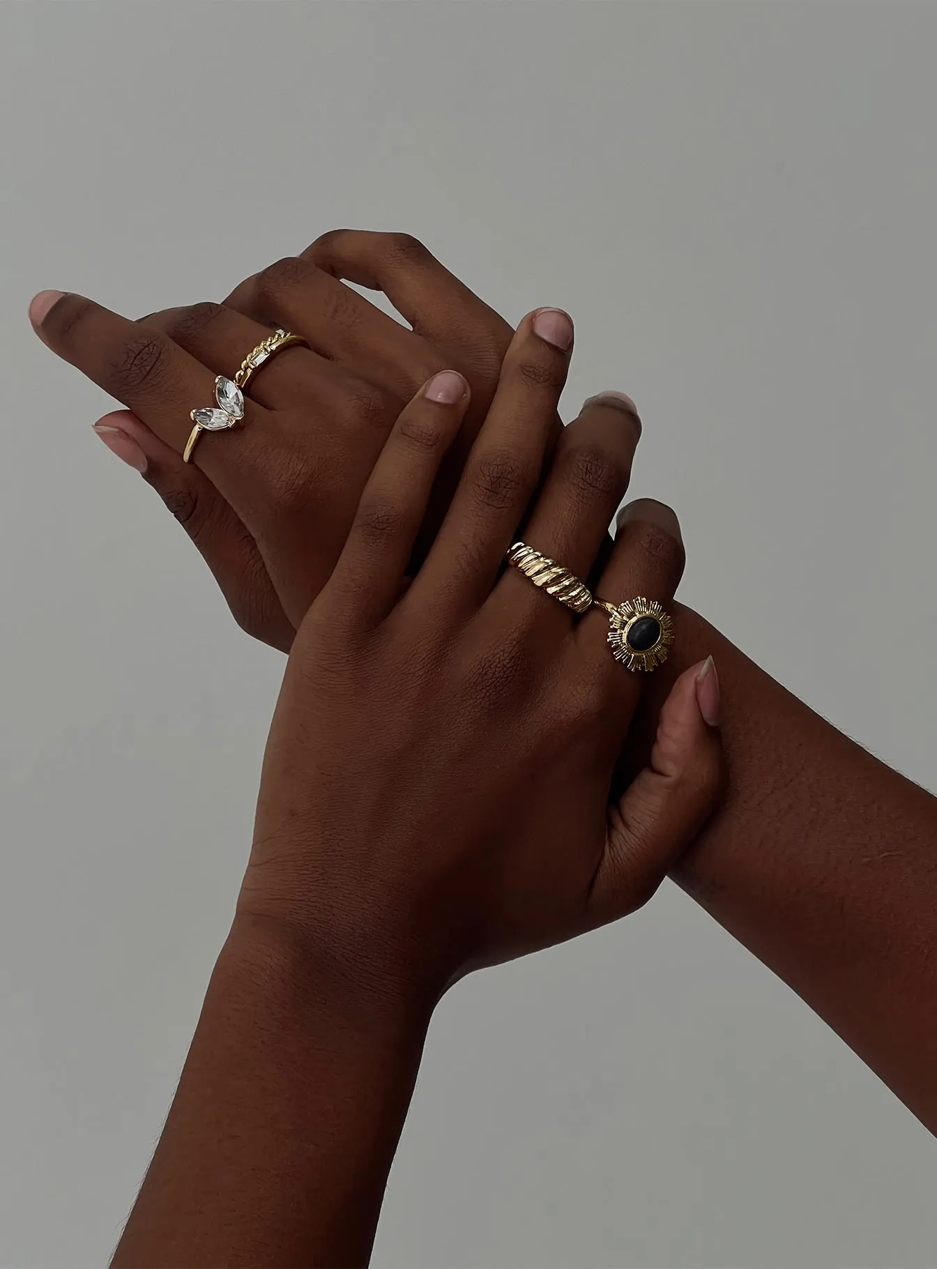 Leonidas Ring Pack Gold sold by Princess Polly