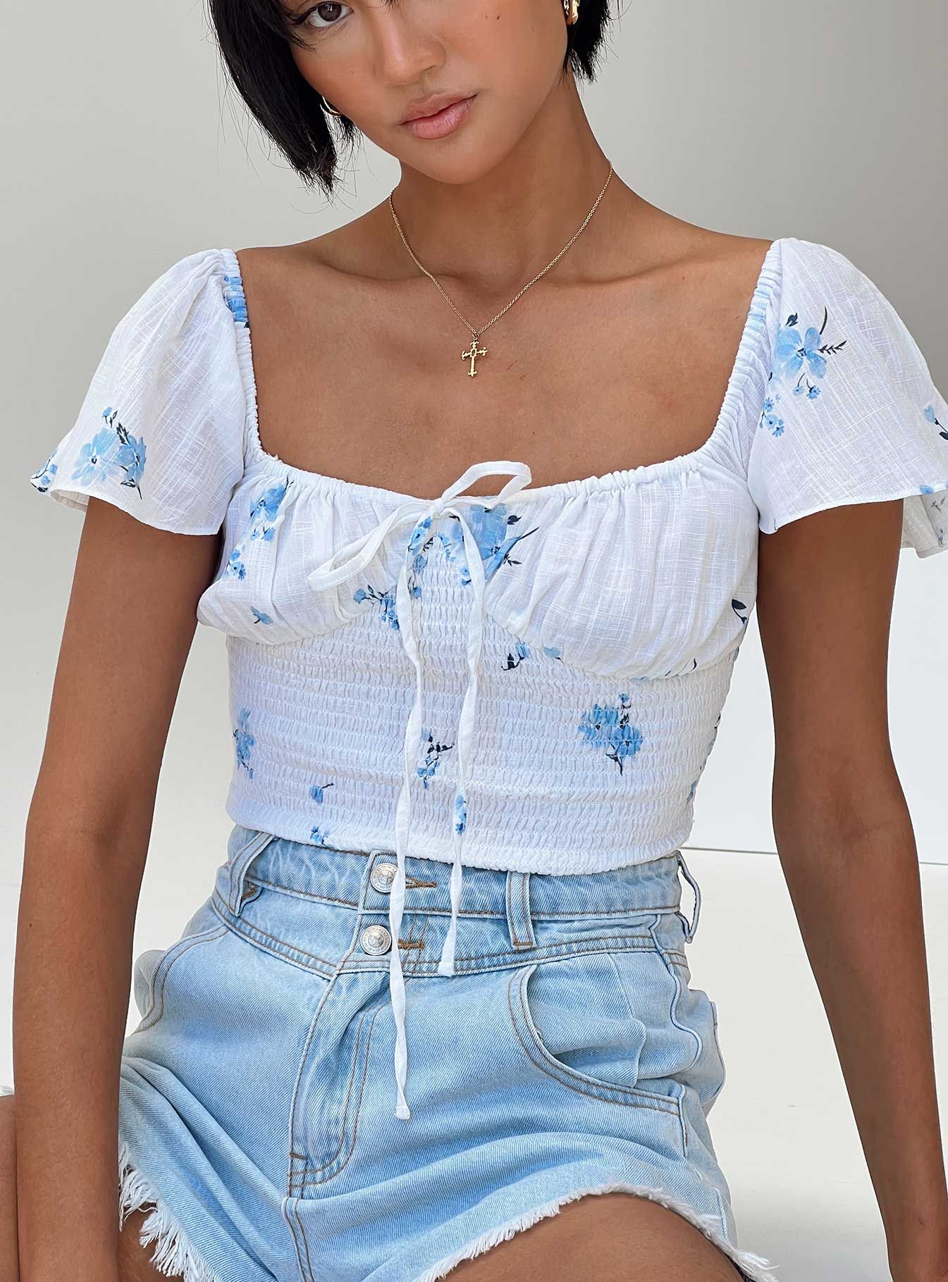 Front Row Top White sold by Princess Polly product image thumbnail 3