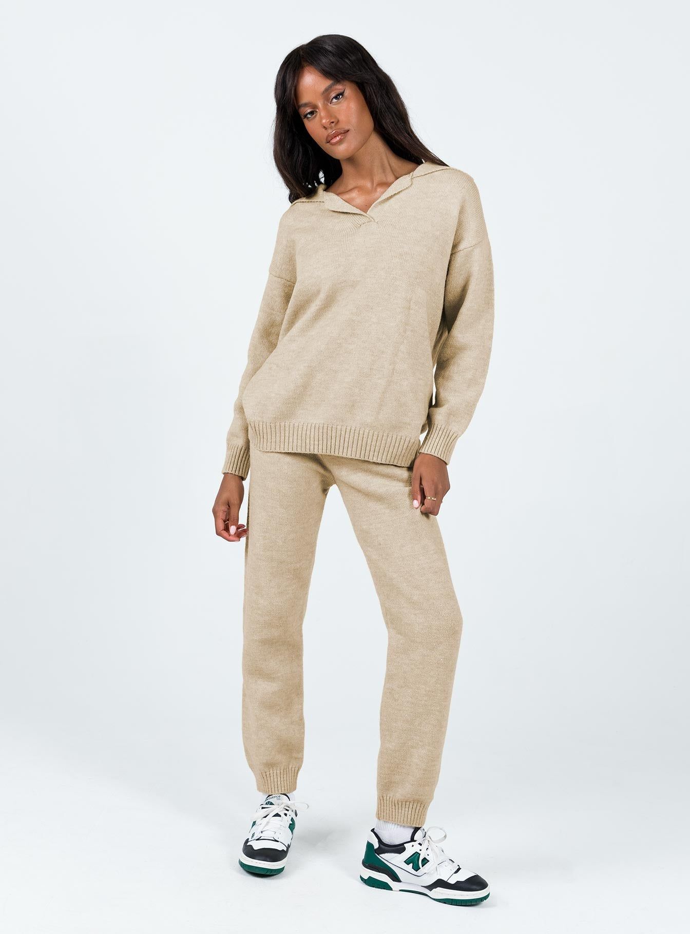 Waite Knit Pants Beige sold by Princess Polly product image thumbnail 3