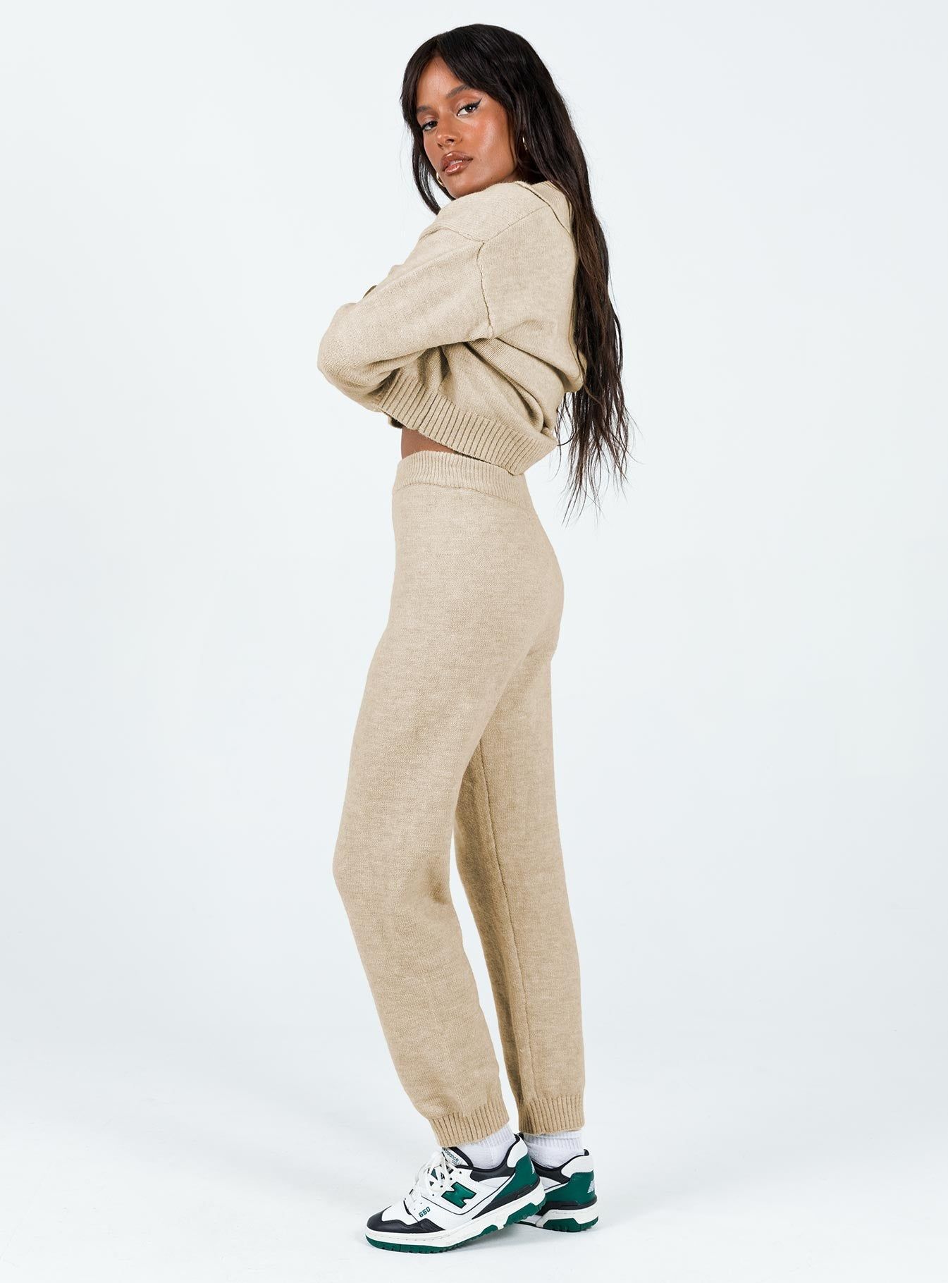 Waite Knit Pants Beige sold by Princess Polly product image thumbnail 4