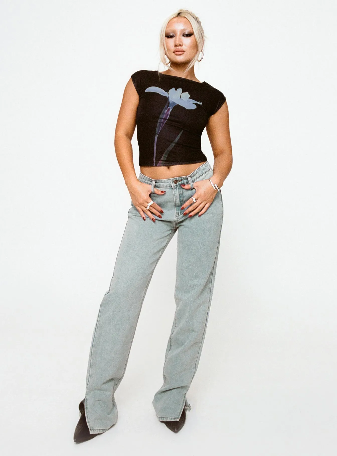 Crawford Jeans Light Wash sold by Princess Polly