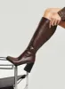 Renzo Knee High Boots Brown sold by Princess Polly