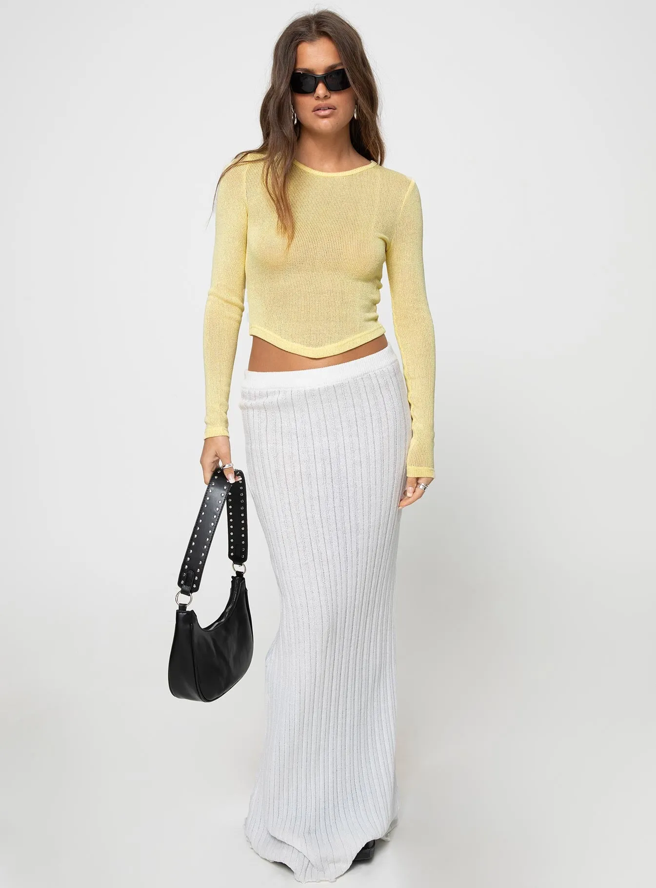 Sydelle Long Sleeve Top Yellow sold by Princess Polly product image thumbnail 2