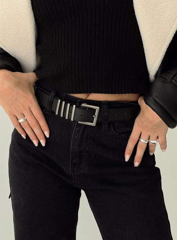 Chana Belt Black sold by Princess Polly