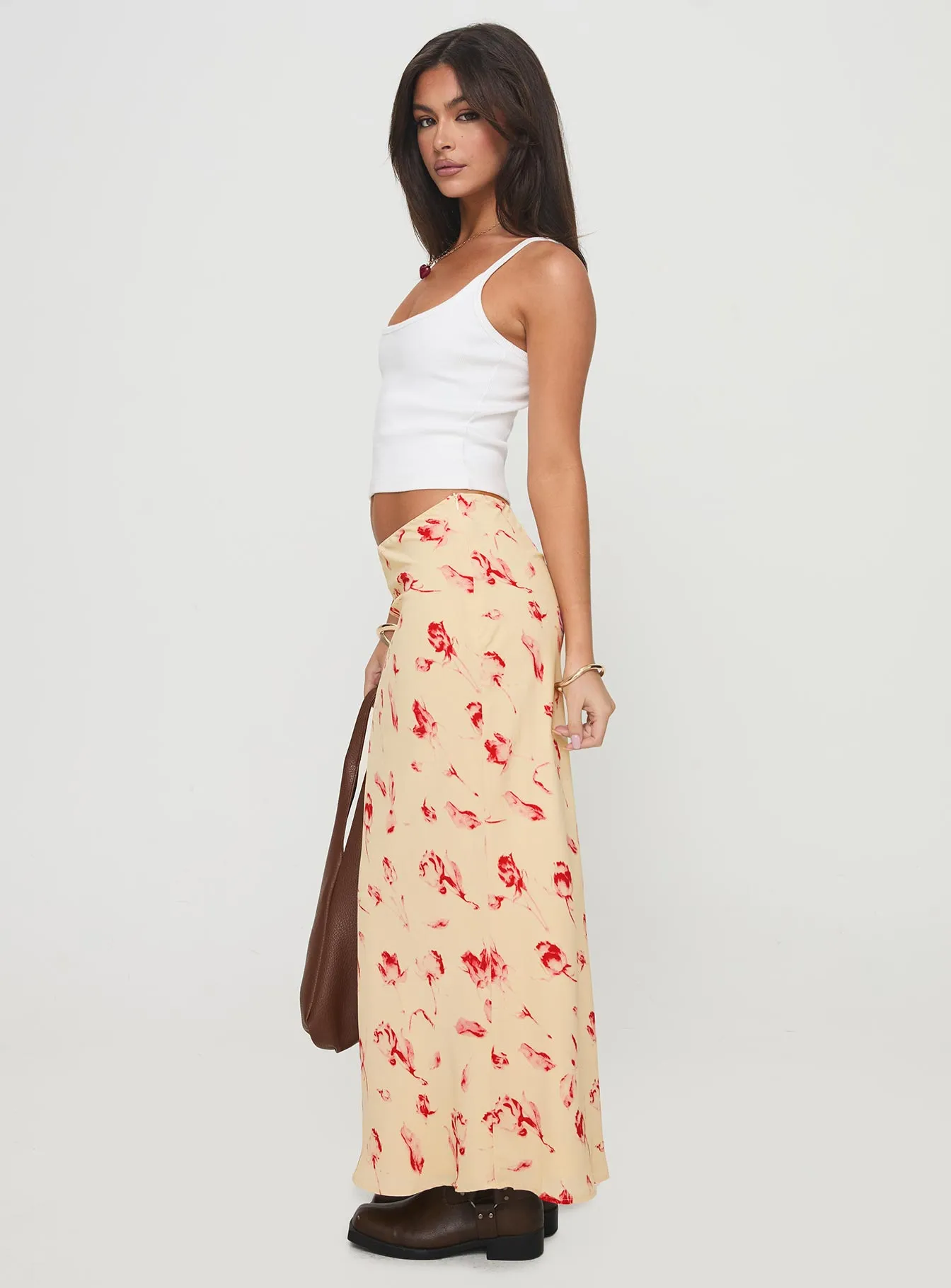 Mangoes Maxi Skirt Cream sold by Princess Polly product image thumbnail 4