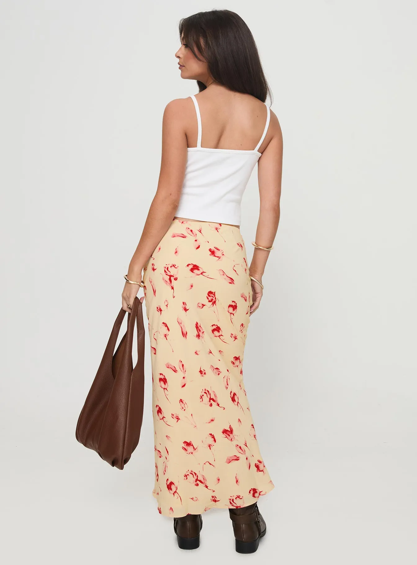 Mangoes Maxi Skirt Cream sold by Princess Polly product image thumbnail 5