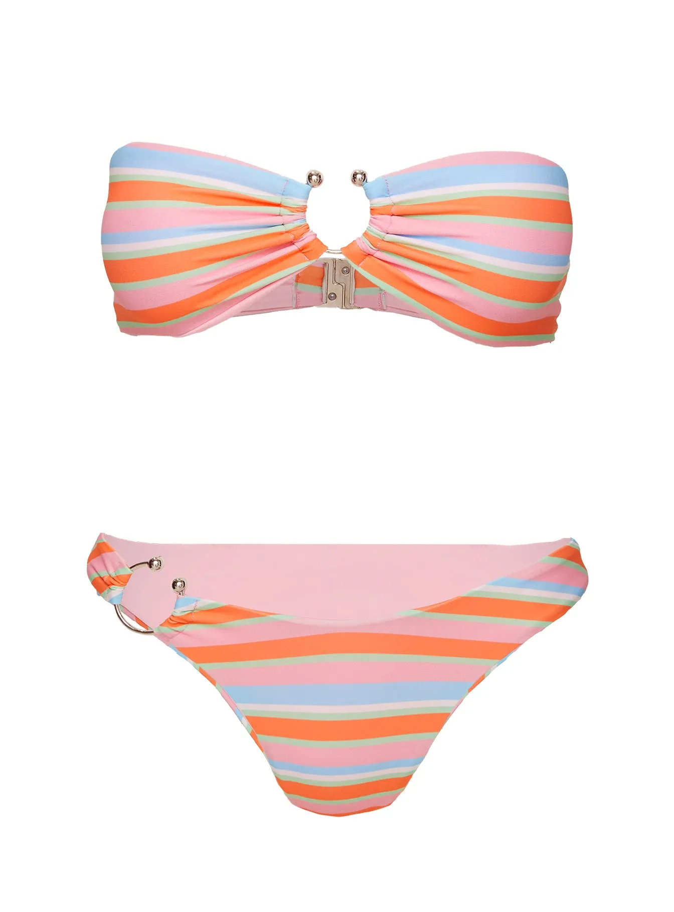 Strapless Bikini Top Candy Stripe sold by Princess Polly product image thumbnail 5