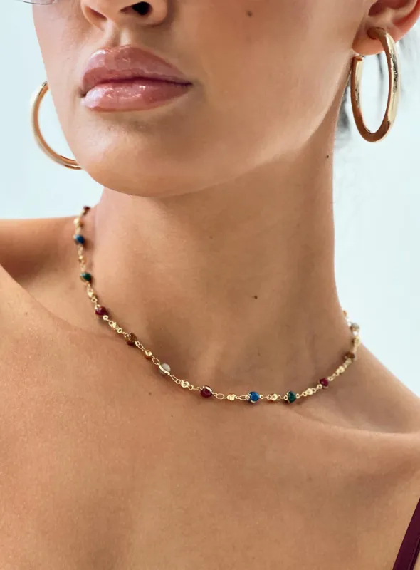 Hialeah Necklace Gold sold by Princess Polly