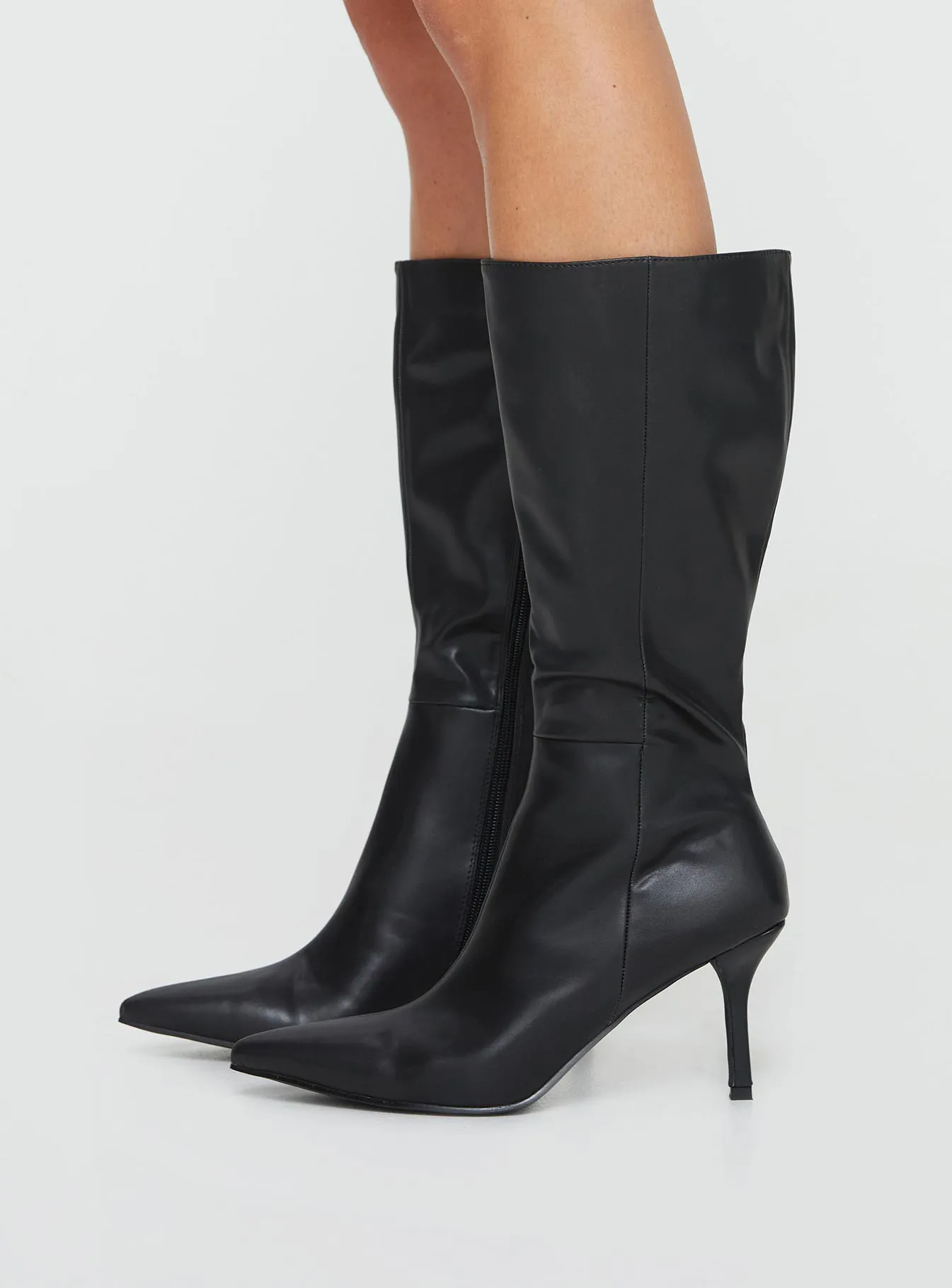 Elodiee Knee High Boots Black sold by Princess Polly product image thumbnail 3