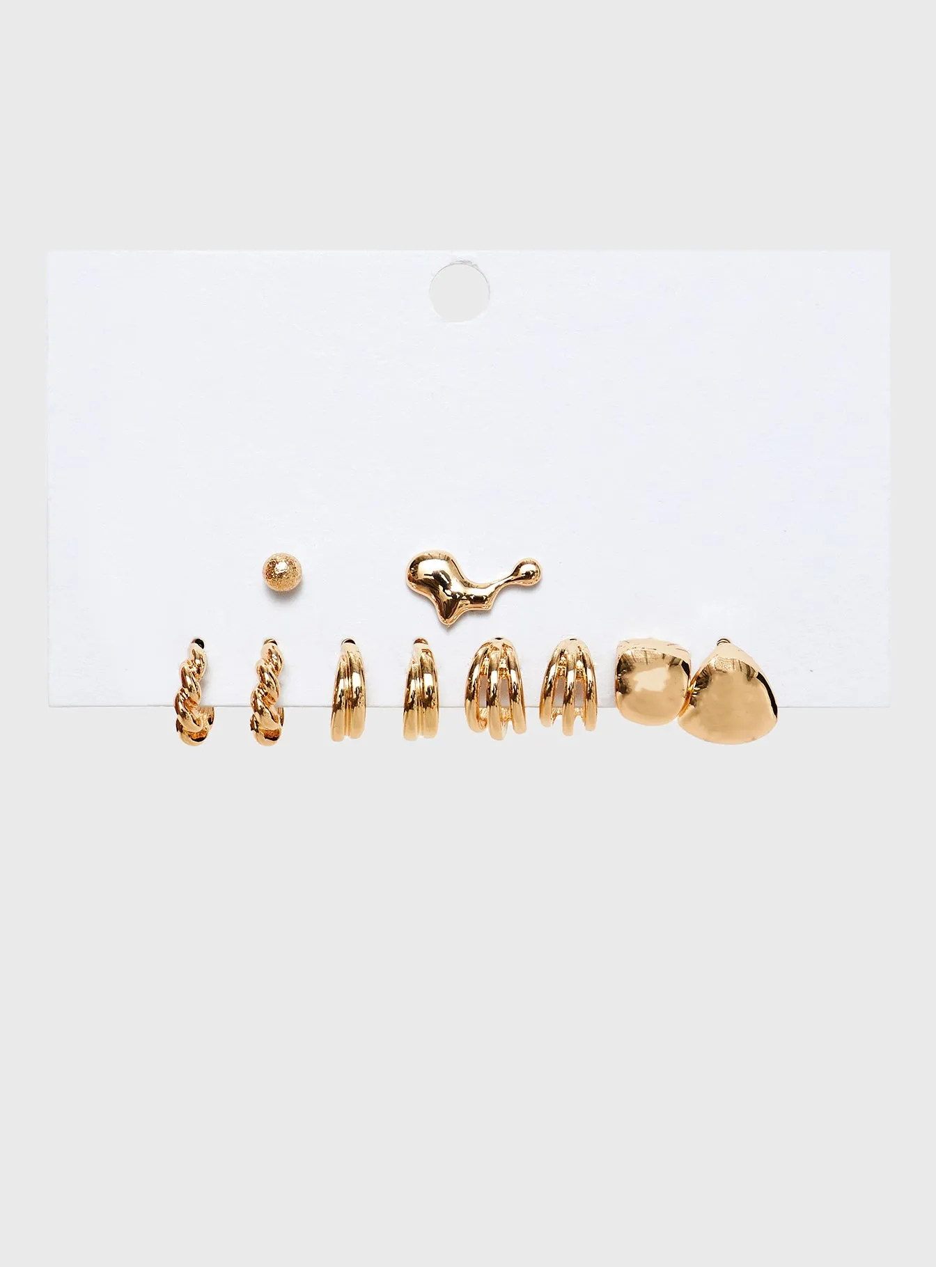 Pantheress Earring Pack Gold sold by Princess Polly product image thumbnail 2
