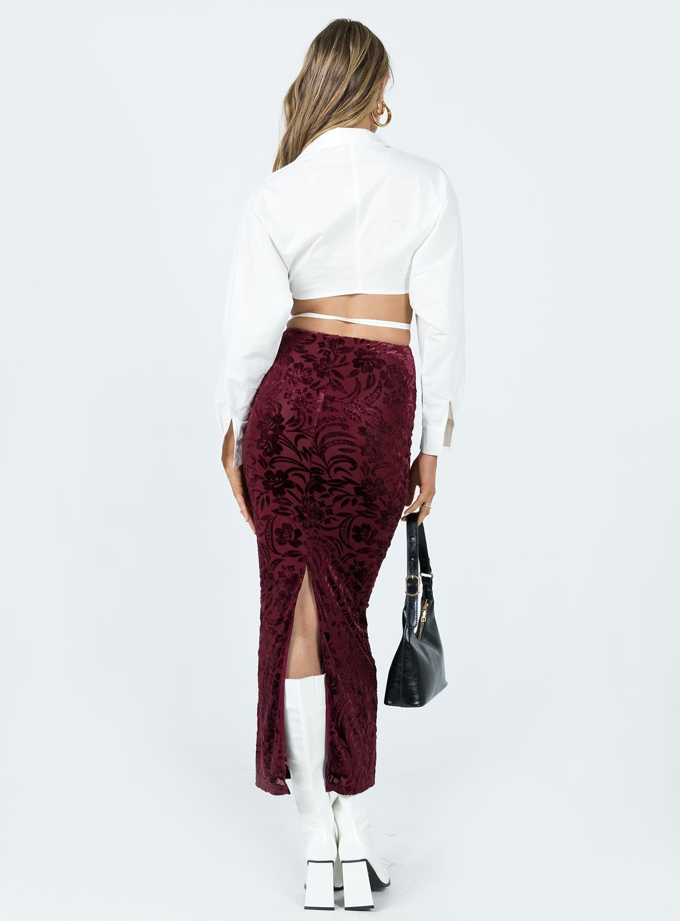 Tomkins Burn Out Midi Skirt sold by Princess Polly product image thumbnail 5