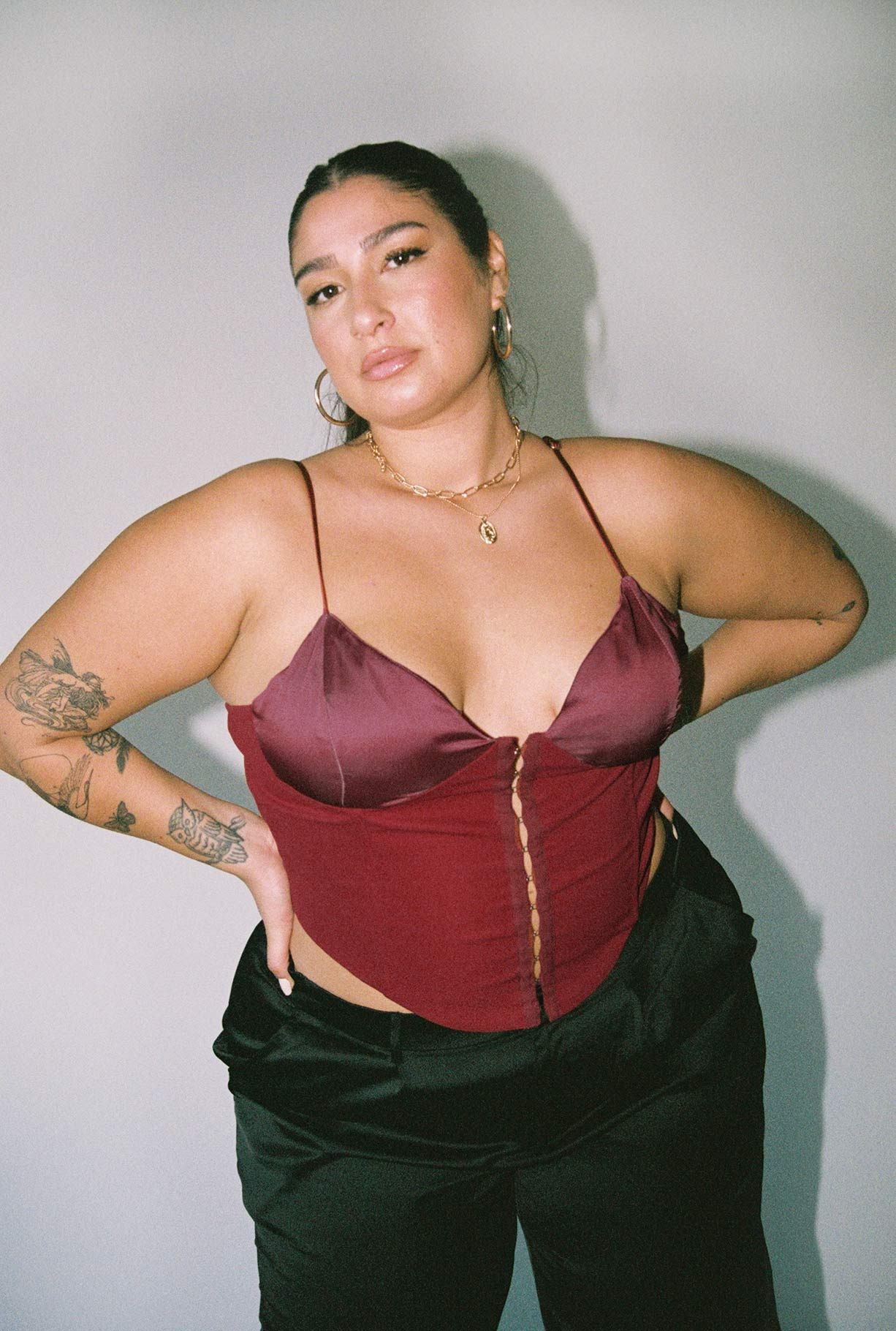 Palisade Corset Top Red Curve sold by Princess Polly product image thumbnail 4