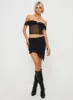 Loire Off Shoulder Top Black sold by Princess Polly