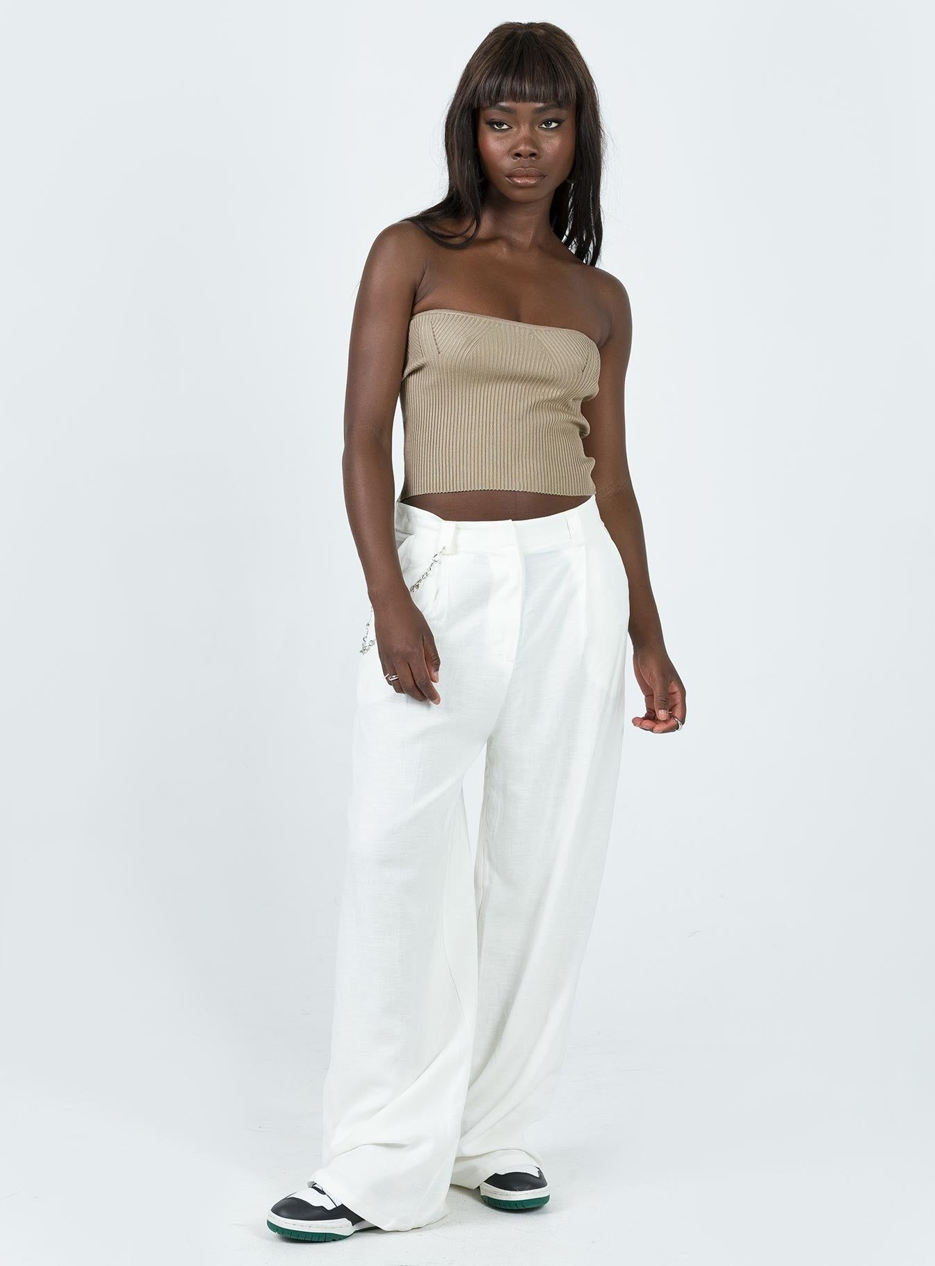 Milner Tube Top Beige sold by Princess Polly product image thumbnail 2