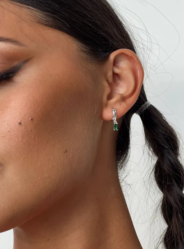 Bridgerton Earrings Silver made by Princess Polly