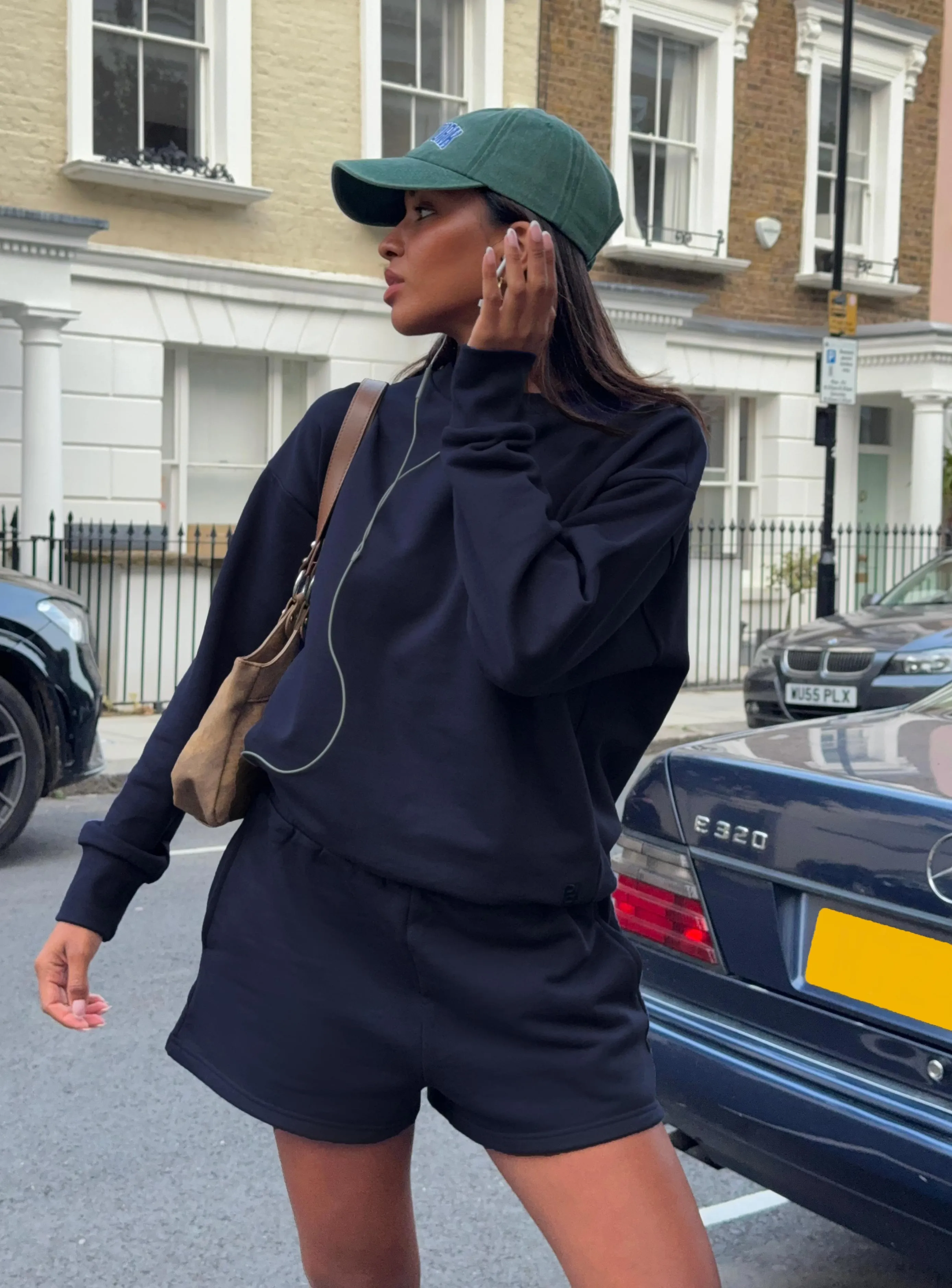 All Day Crewneck Sweatshirt Navy sold by Princess Polly product image thumbnail 3