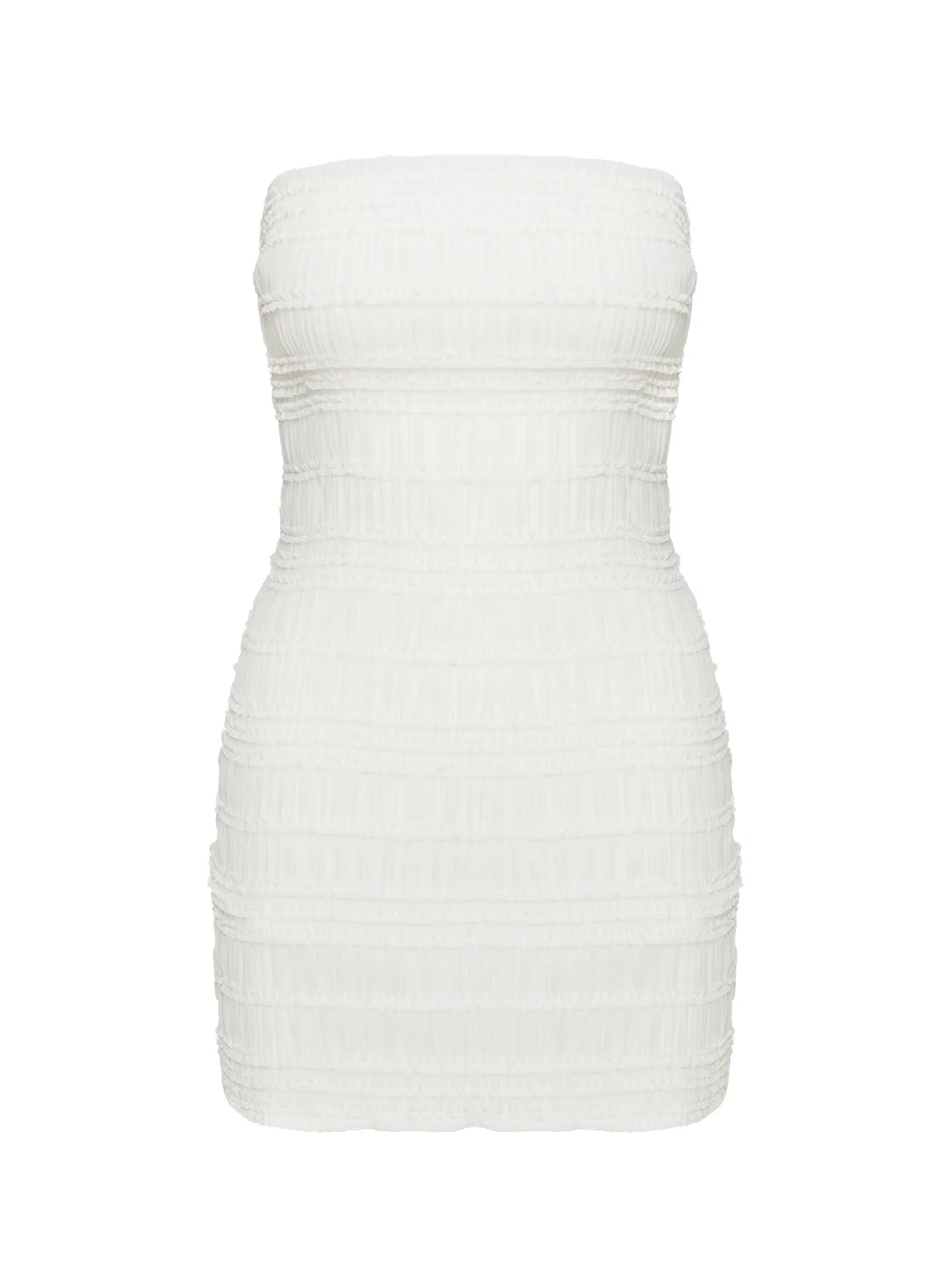 Edisun Strapless Mini Dress White sold by Princess Polly product image thumbnail 5