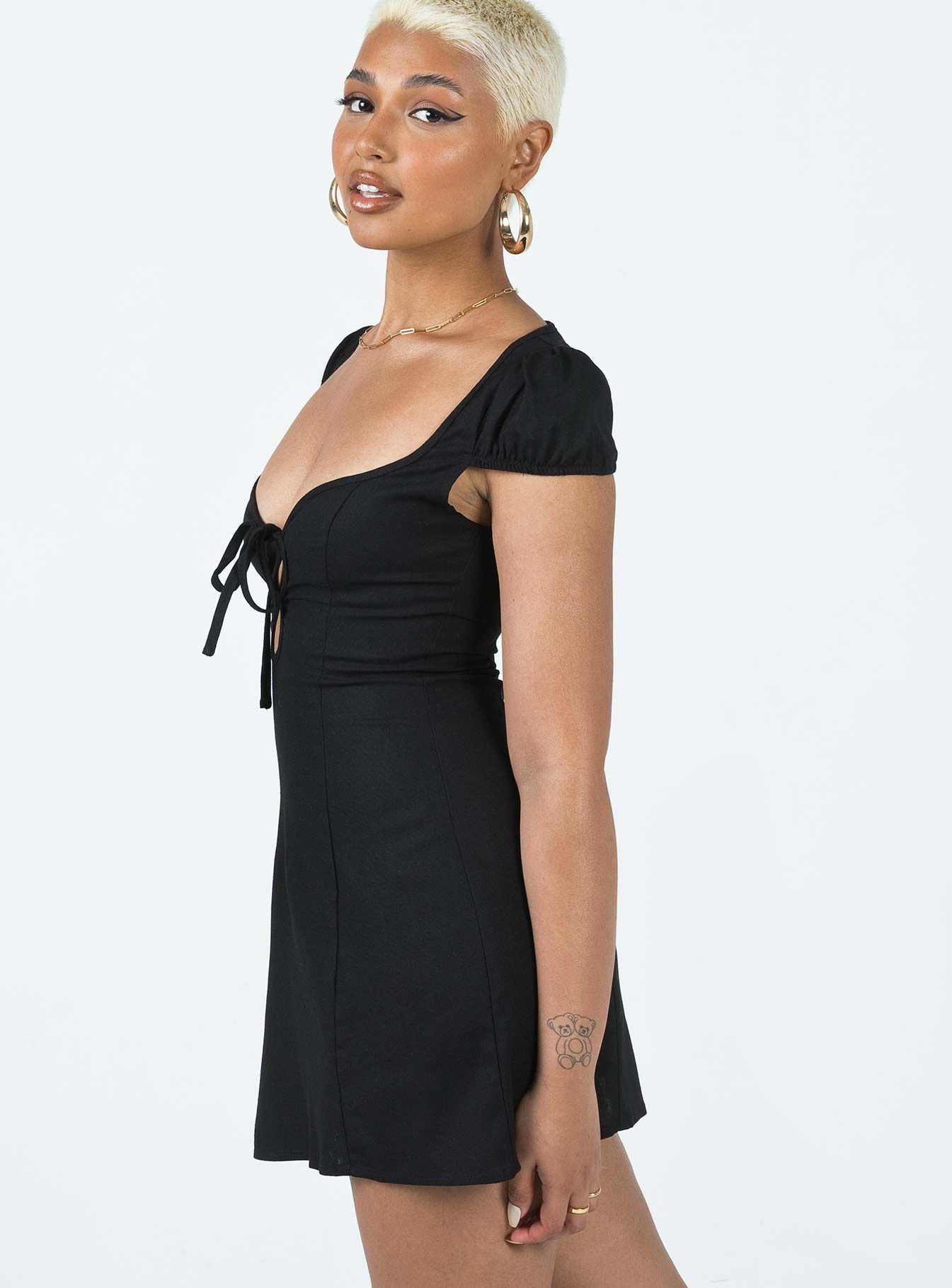 Alora Mini Dress Black sold by Princess Polly product image thumbnail 5