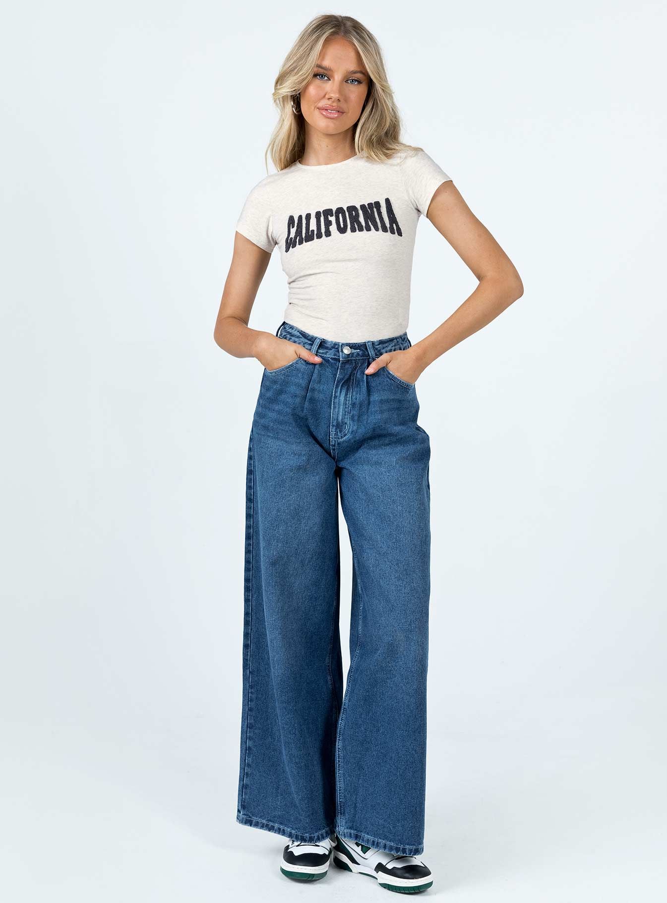 Destination California Tee Grey sold by Princess Polly product image thumbnail 3