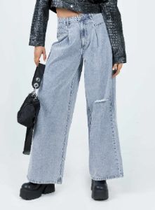 Murdock Wide Leg Jeans Denim sold by Princess Polly