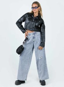 Murdock Wide Leg Jeans Denim sold by Princess Polly