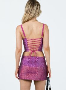 Amaroo Mini Skirt Pink sold by Princess Polly