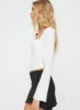 Forsyth Long Sleeve Top White sold by Princess Polly