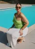 Santorini Knit Maxi Skirt White Curve sold by Princess Polly
