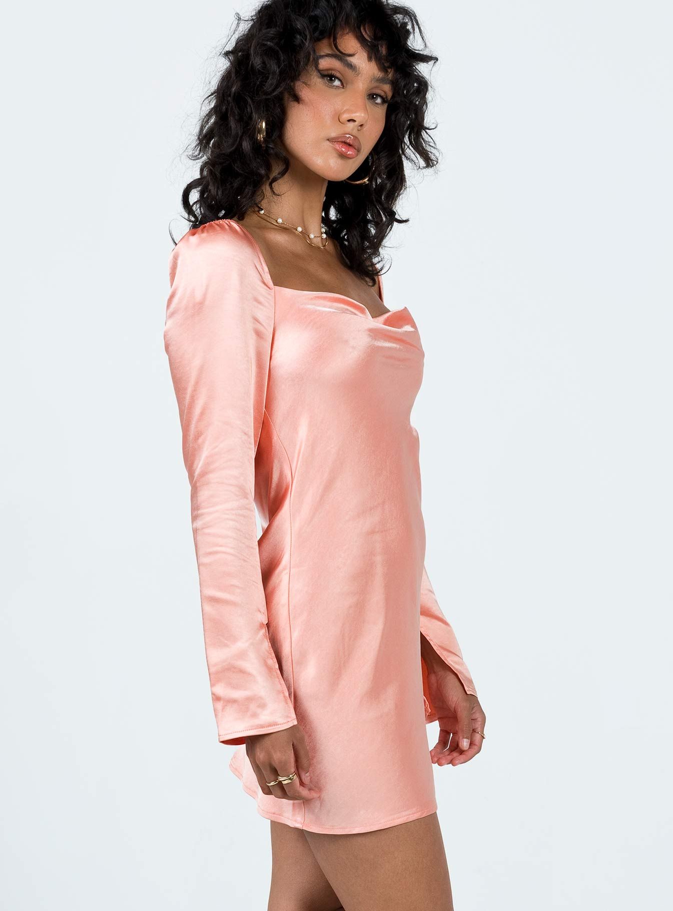 Star Power Mini Dress Baby Pink sold by Princess Polly product image thumbnail 4