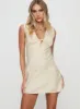 Ysabelle Mini Dress Cream sold by Princess Polly