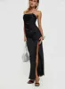 Marlisa Strapless Maxi Dress Black sold by Princess Polly