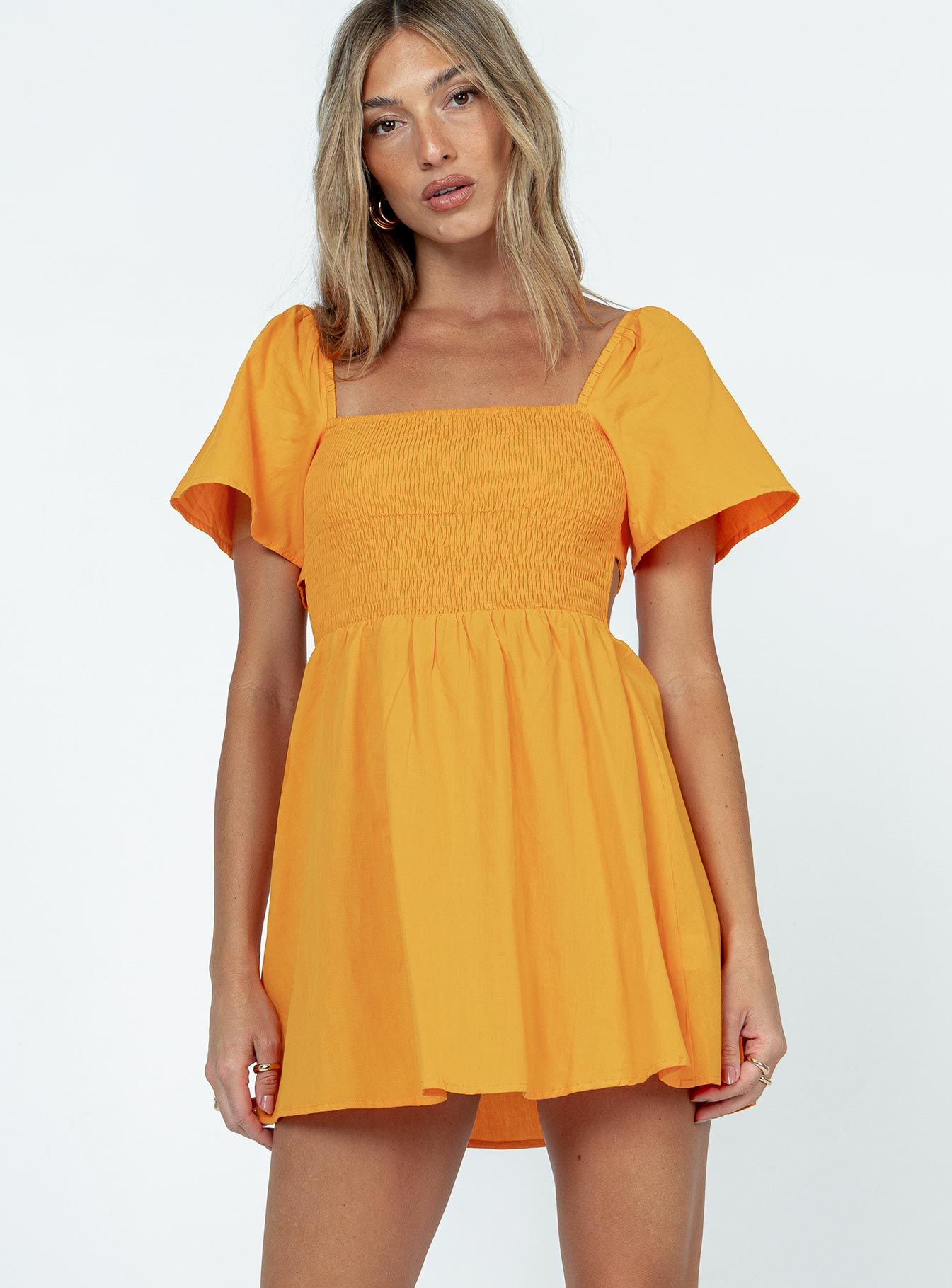 Summer Nights Mini Dress Orange sold by Princess Polly product image thumbnail 2