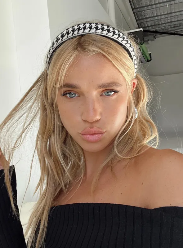 Daughtrey Headband Black sold by Princess Polly
