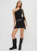 Cillo One Shoulder Top Black sold by Princess Polly