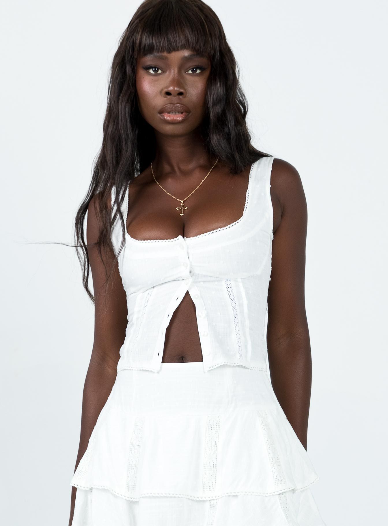 Cheyla Top White sold by Princess Polly product image thumbnail 5