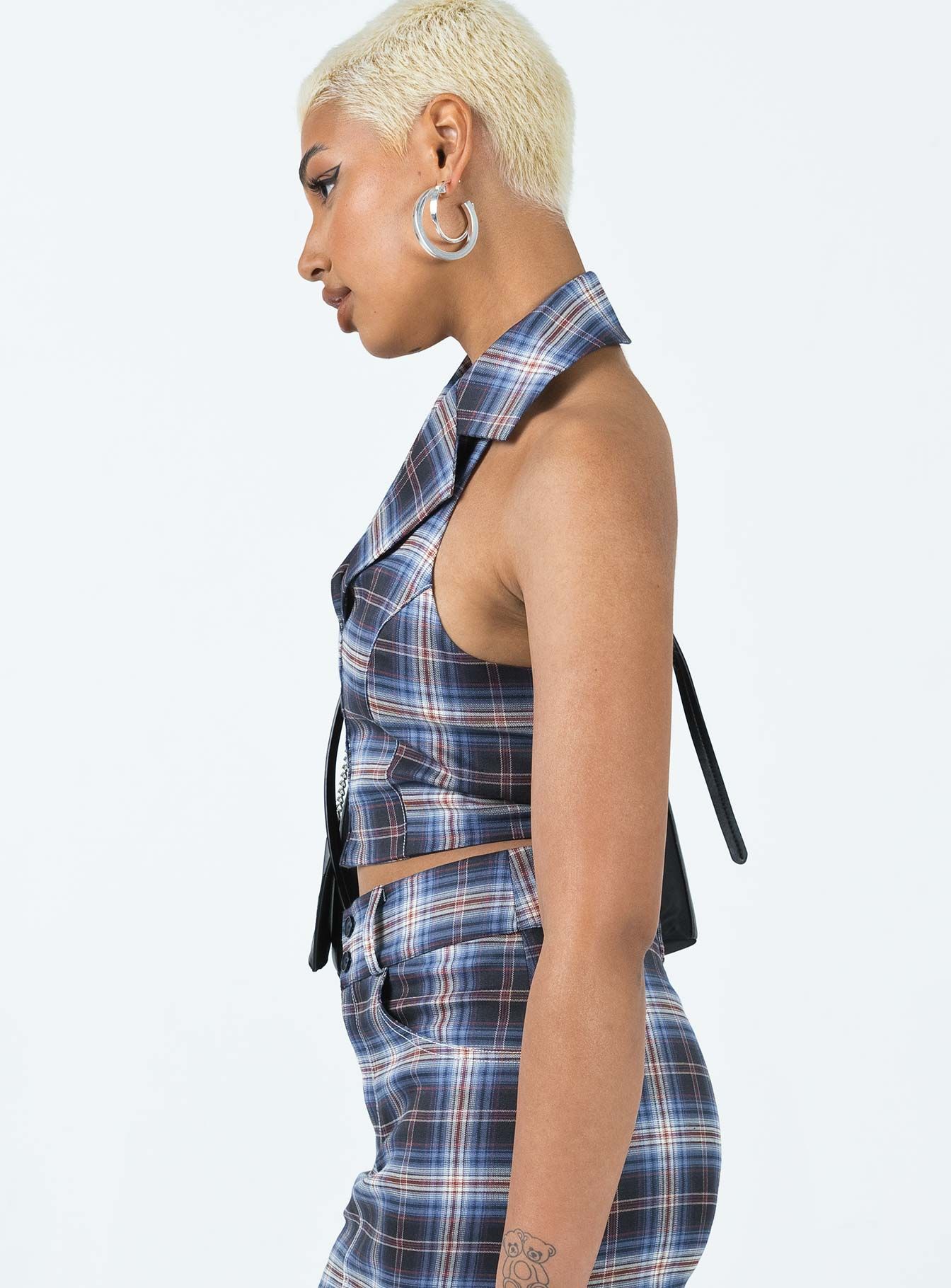 Everest Vest Top Blue Multi sold by Princess Polly product image thumbnail 4