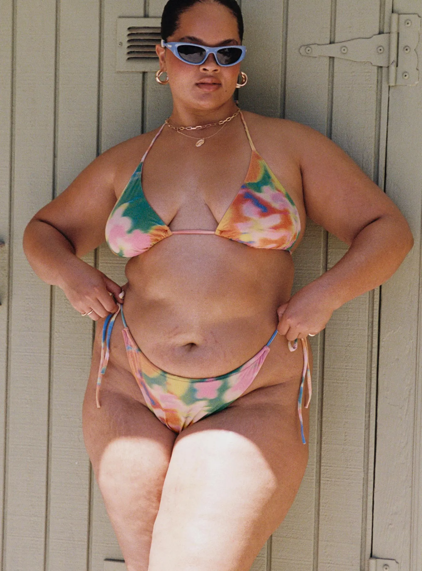 Teyana Bikini Bottoms Floral Multi Curve sold by Princess Polly